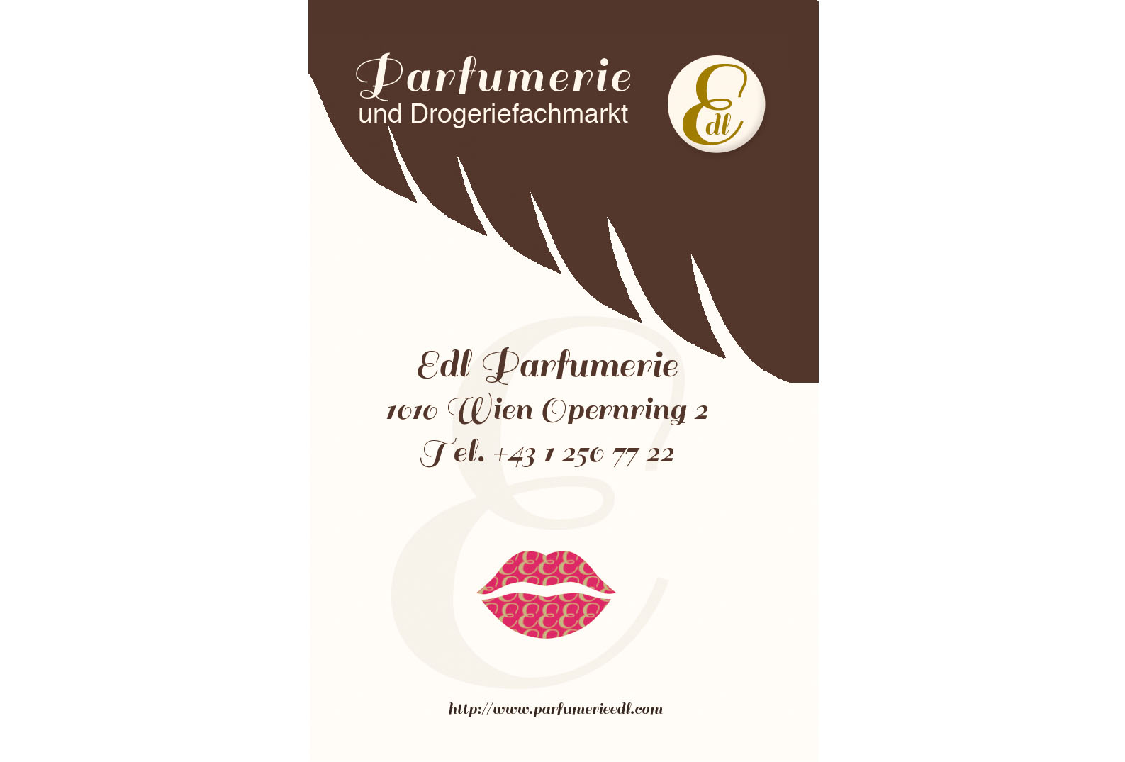 ParfümerieVisitenkarte Welle